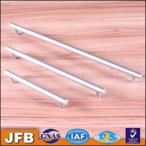 CNC aluminium anodized profile/anodizing aluminium drawerhandle with screw holes
