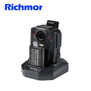 4G 1080P Body Worn DVR With GPS Tracking Night Vision SD Media Type Two Way