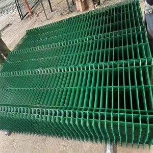 3D Curved Wire Mesh Fencing Steel Panel V Fold PVC Coated Welded Wire Mesh Panel