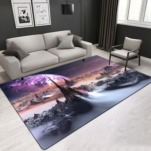 Scenic Image Customized Size Living Room Carpet 3D Area Rugs 2.2*2.8m