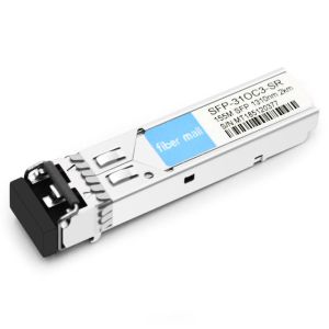 Cisco ONS-SI-155-SR-MM Compatible 155M SFP SX 1310nm 2km LC MMF DDM Transceiver Module