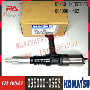 China 095000-0561 095000-0562 Komatsu Fuel Injectors For 6218-11-3101 6218-11-3102tsu Engine SAA6D125E on sale