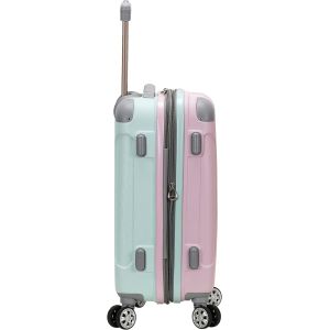 Expandable Luggage with Spinner Wheels, Multicolor, Carry-On 20-Inch