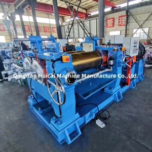 Two Roll Mixing Mill for 50kg Compound Feeding Capacity and Max Roll Space 0.1