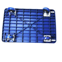 PVC300 Folding Hand Carts Trolley Handling Flatbed Folding Cart Plastic Platform