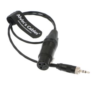 Audio Machine Vision Cables 3 Pin Female To Locking 3.5mm TRS Cord For Sony D11