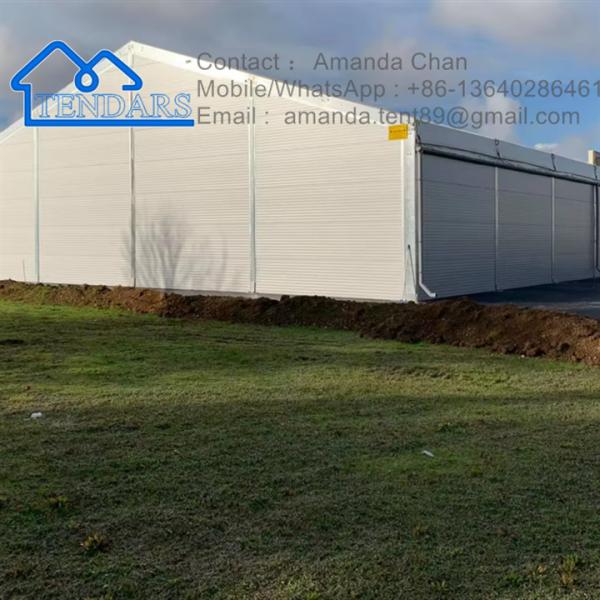 Custom Color&Size Large Aluminium Frame PVC A Shape Outdoor Storage Tent For Sale