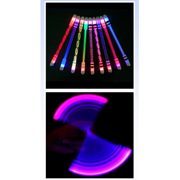 Plastic Luminous Hand Spinner Pen for Stress Relief and Creative Writing Length of 0M