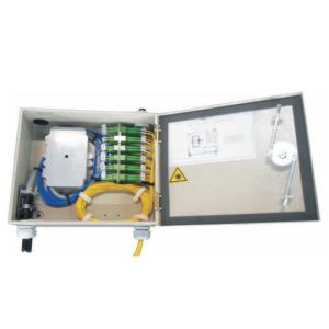 Wholesale FDH Fiber Optic Cable Termination Boxes 12 24 36 48 72 Fibers Integrated With Splice Cassette from china suppliers