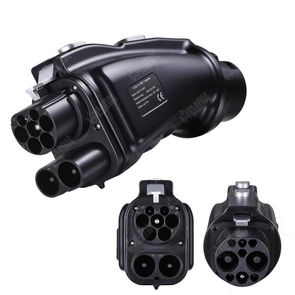 Quality Ev Fast Charging Plug Ccs2 to Gb/t Dc Combo Electric Vehicle Dc Ev Charger Connector Ccs2 to Gbt Adapter for sale