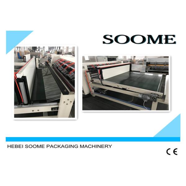 Manual Control Cardboard Creasing Machine Vacuum Suction For Long Paper Slitting