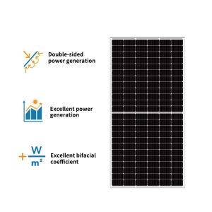 Industrial 435W Monocrystalline Solar Panel Double Sided Power Generation