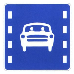 Custom Saftey Sheet Traffic Signal Motor And Non Motor Vehicle Driving Signs