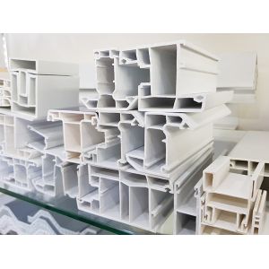 Conical Twin Screw Pvc Profile Extruder High Output