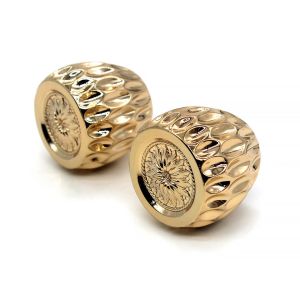 Customized Zinc Alloy Good Sealing Perfume Cap Surface Custom Pattern