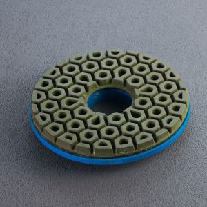 OBM Support Stone Grinding Wheel Snail Lock Edge Polishing Pad for Granite Slabs