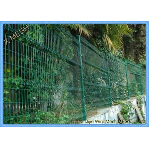 2V 3V 3D PVC Powder Coated Curved Metal Fence Welded Wire Mesh Fence 50*200mm