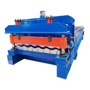 Cusotmized Step Tile Roll Forming Machine CE ISO With Color Steel