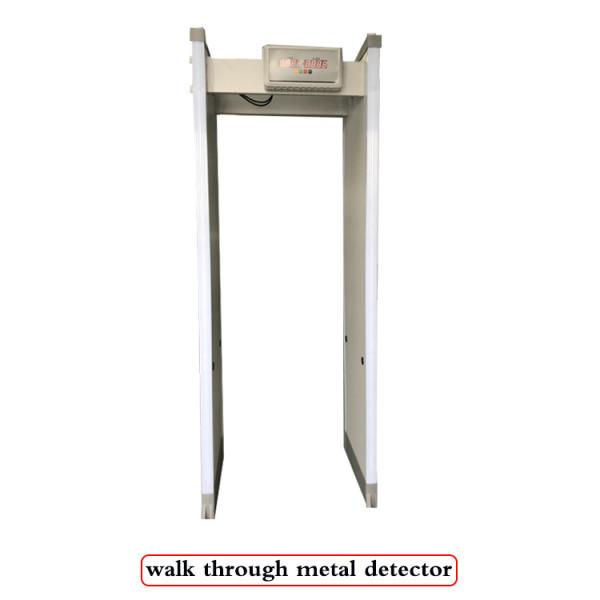 18 Detection Zones Waterproof Walk Through Metal Detectors Body Security