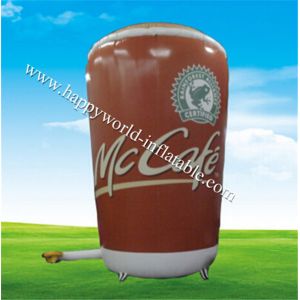 Wholesale Big inflatavble Mc Cafe cup replica from china suppliers