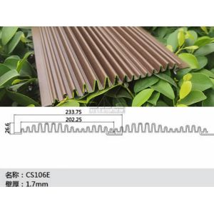 China Corrugated 3D Decorative Aluminum Wall Panel For Exterior Background on sale