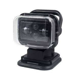 Remote Control Work Fog Lamps, 60W Auto LED Search Spotlight with Car Cigarette