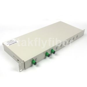 Wholesale 1x32 Fiber Optic Splitter 1x2 1U 19&quot; Rack Mount PLC Splitter from china suppliers