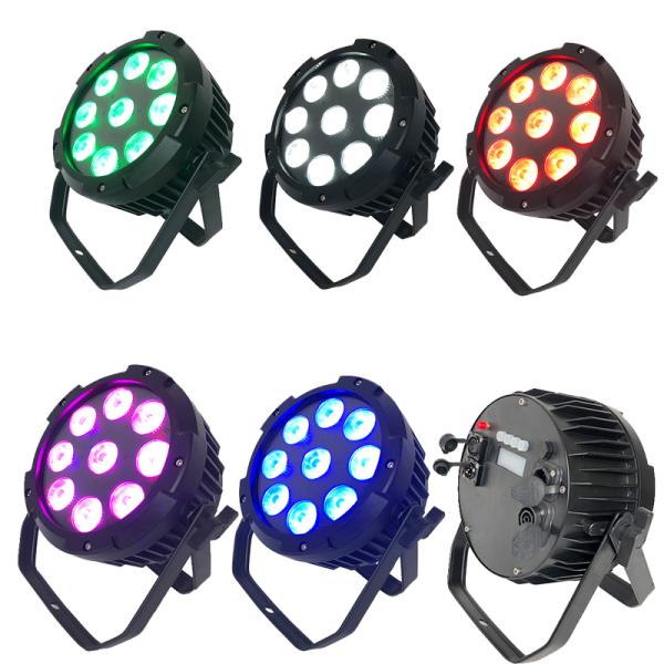 9x18 Watt Battery Operated Uplighting IP65 Waterproof Par Light