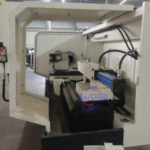 QK1332 CNC Pipe Threading Machine 800mm Swing 320mm Threading