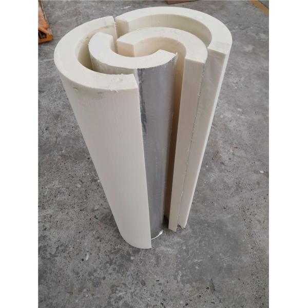 Fireproof Polyisocyanurate Foam Pipe Insulation Environmental Friendly