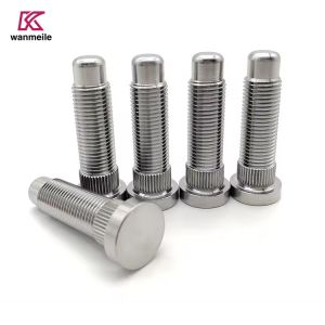 high strength gr5 Ti6al4v titanium wheel hub bolt m12 m14 for Auto part