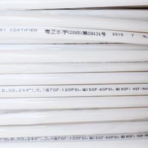 Household Type Food Grade Filter Housing 1/4 Inch PE Water Pipe In RO System