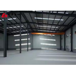 Light Metal Frame Pre Engineered Steel Warehouse Buildings Galvanized
