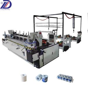 Youdeng Tissue Toilet Paper Rewinder Production Line Kitchen Towel Paper Making