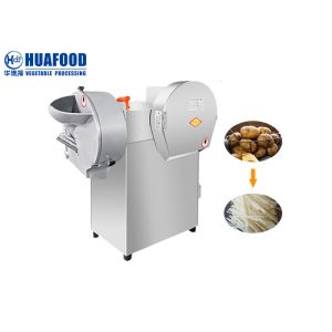 120-850KG/Hr Electric Multifunction Vegetable Cutting Machine Section Silk