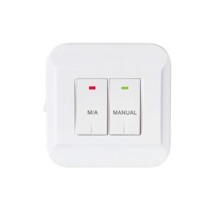 Floor Heating Thermostat Wireless Room Thermostat in White with LCD Display