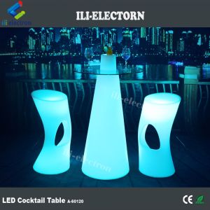 high top RGB lighting bar furniture led cocktail table