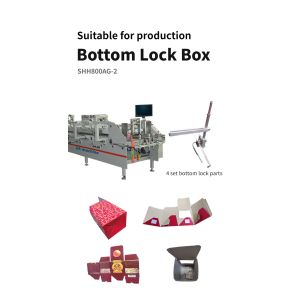 800AG-2 Automatic Bottom Lock Folder Gluer with Crash Lock Bottom Gaotian Folder