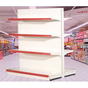 5 Layers Supermarket Display Shelving With ISO9001 / ISO2015 / SGS Certificate