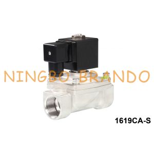 China Steam And Hot Water Stainless Steel Solenoid Valve 1 Inch 24V 220V on sale