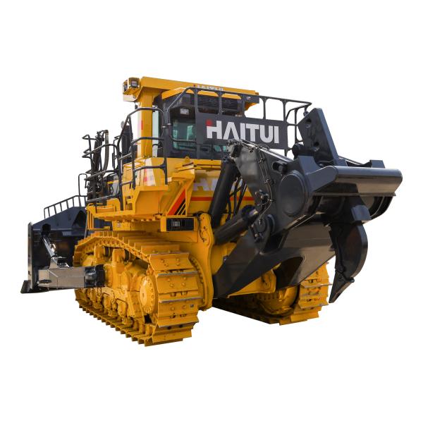 Earth Moving Machine Haitui 600HP Dozer Machine HD60 Large Tracked Bulldozer For Mineral Work With Ripper