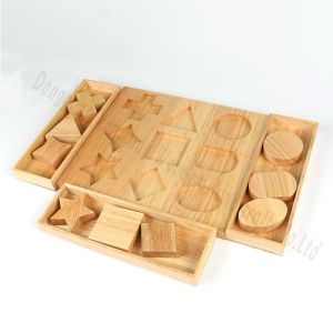 Gift Montessori Wooden Sorting Matching Toy for Kid Toddler Shape Learning Game