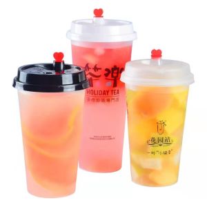 Oripack PP Plastic Bubble Tea Cup 360ml To 1000ml