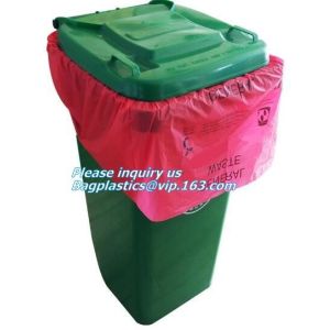 Biodegradable Compostable Garbage Bin Liners, Kitchen Bin Liner Compostable Flat