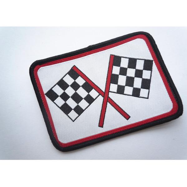 Quality Decorative Embroidered Number Patches Polyester For Apparel Dress for sale