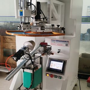 PLC Touch Operating Conical Surface Screen Printing Machine