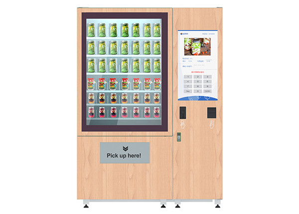 Advanced Healthy Salad Vending Machines With Lift System / Remote Control