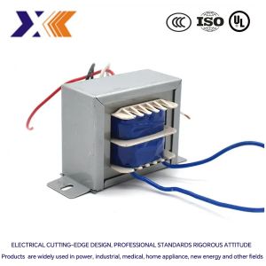 Low Frequency Ei Type Transformer with Pure Copper 12v 24v AC Output and
