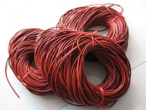 China Red Color Oil Resistance Silicone Rubber Cord Tensile Strength 7.5-9.8Mpa on sale
