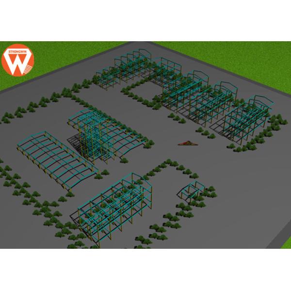 Steel Structure Livestock Animal Feed Production Line 2-12 Mm Pellets Diameter